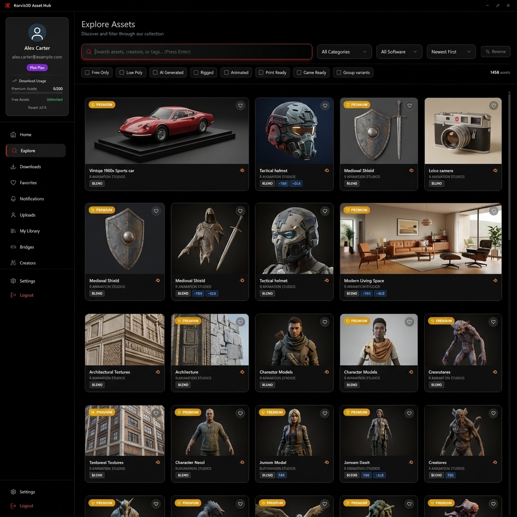 Find the perfect asset in seconds