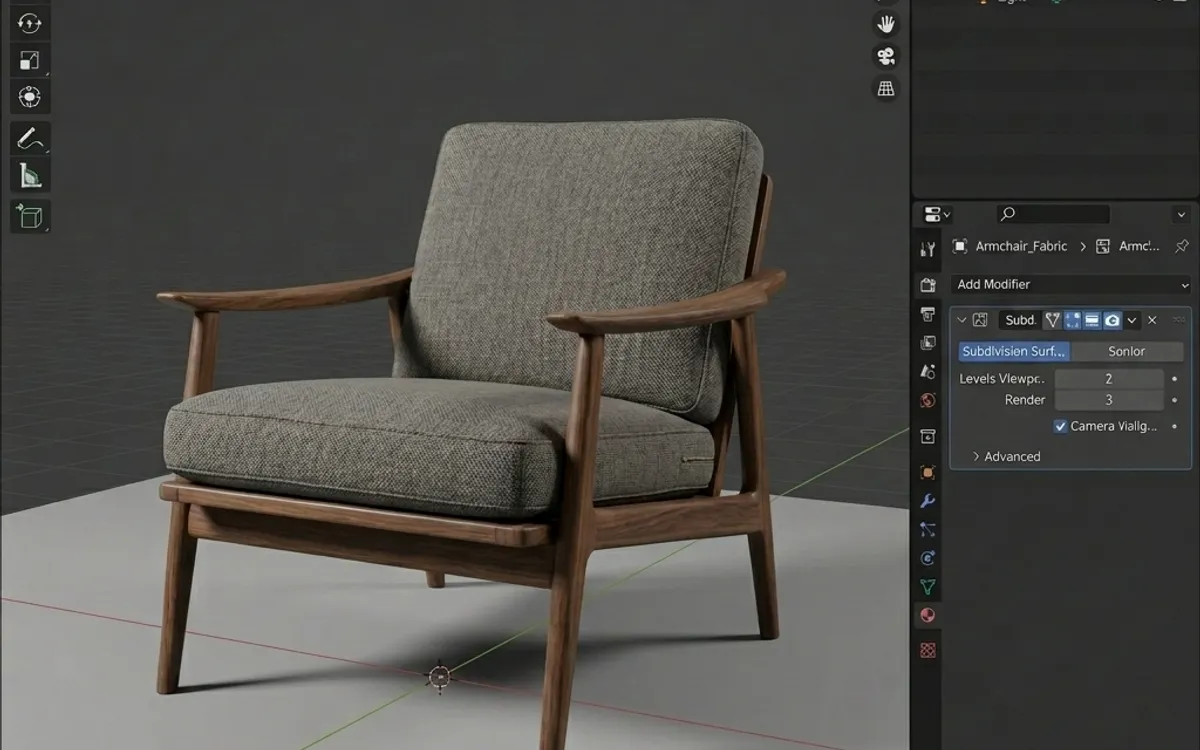 One click, asset lands in your scene
